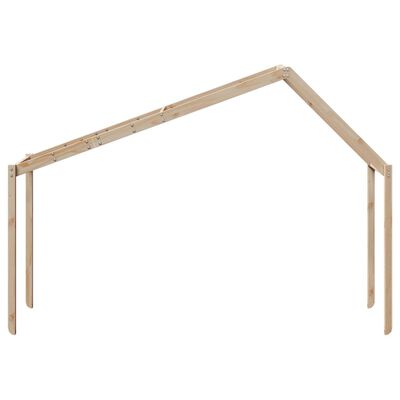 vidaXL Kids' Bed Roof 203x80.5x142 cm Solid Wood Pine