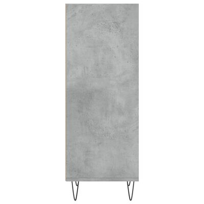 vidaXL Sideboard Concrete Grey 34.5x32.5x90 cm Engineered Wood