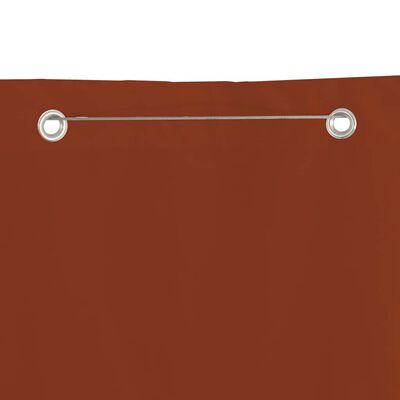 vidaXL Balcony Screen Terrecotta 160x240 cm Oxford Fabric