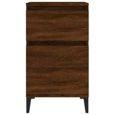 vidaXL Bedside Cabinets 2 pcs Brown Oak 40x35x70 cm