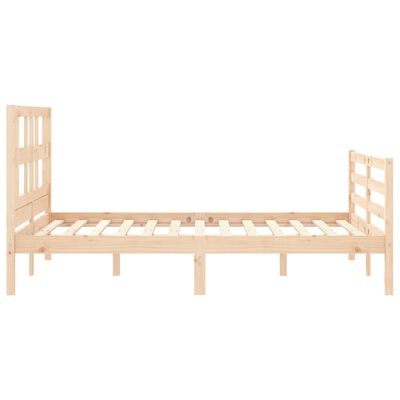 vidaXL Bed Frame without Mattress 120x200 cm Solid Wood