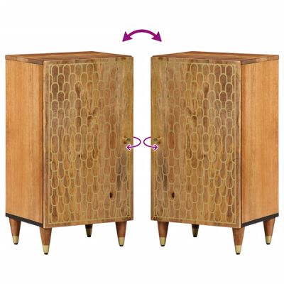 vidaXL Side Cabinet 40x33x75 cm Solid Wood Mango