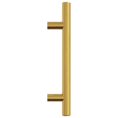 vidaXL Cabinet Handles 10 pcs Gold 96 mm Stainless Steel