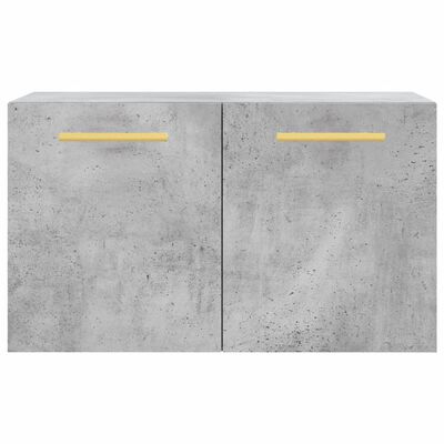 vidaXL Wall Cabinet Concrete Grey 60x36.5x35 cm Engineered Wood