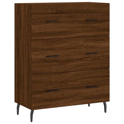 vidaXL Sideboard Brown Oak 69.5x34x90 cm Engineered Wood