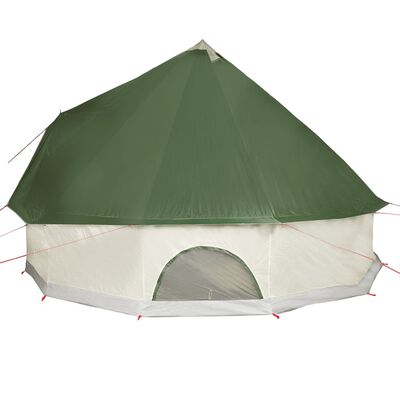 vidaXL Family Tent Tipi 8-Person Green Waterproof