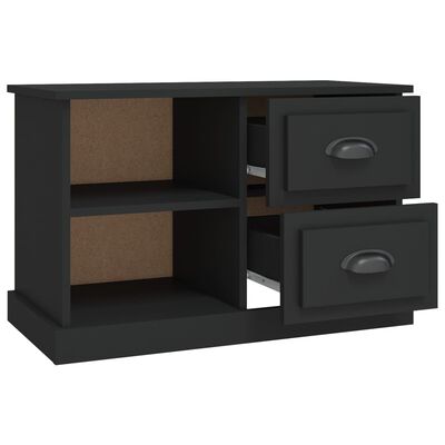 vidaXL TV Cabinet Black 73x35.5x47.5 cm Engineered Wood