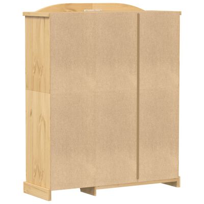 vidaXL Wardrobe Corona 151.5x52x186 cm Solid Wood Pine