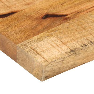 vidaXL Table Top 180x30x3.8 cm Live Edge Solid Wood Rough Mango