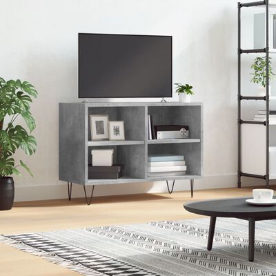 vidaXL TV Cabinet Concrete Grey 69.5x30x50 cm Engineered Wood