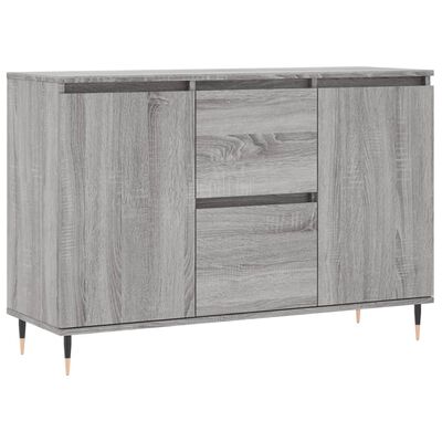 vidaXL Sideboard Grey Sonoma 104x35x70 cm Engineered Wood