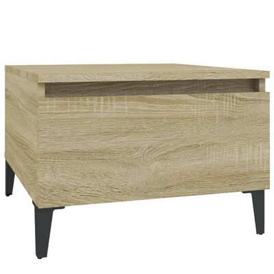 vidaXL Side Tables 2 pcs Sonoma Oak 50x46x35 cm Engineered Wood