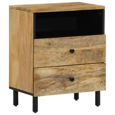 vidaXL Bedside Cabinet 50x33x60 cm Solid Wood Mango