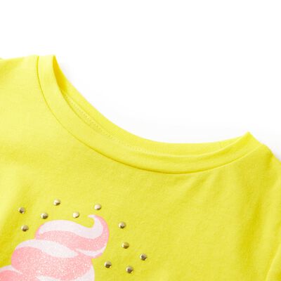 Kids' T-shirt Yellow 104