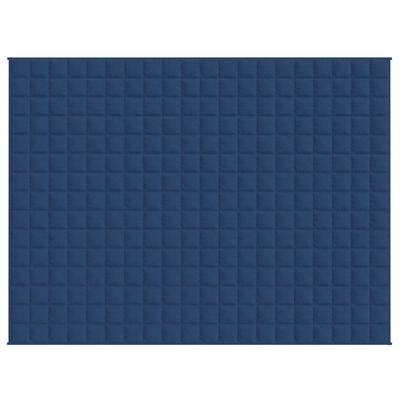 vidaXL Weighted Blanket Blue 152x203 cm 11 kg Fabric