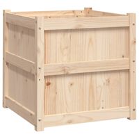 vidaXL Garden Planter 60x60x60 cm Solid Wood Pine