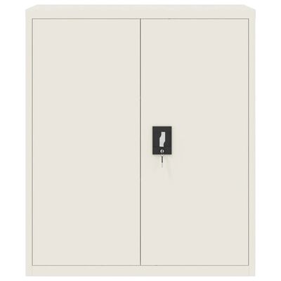 vidaXL File Cabinet White 90x40x145 cm Steel