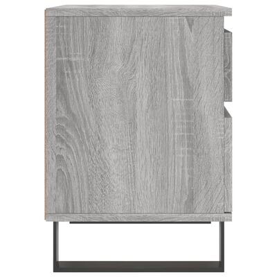 vidaXL Bedside Cabinets 2 pcs Grey Sonoma 40x35x50 cm Engineered Wood