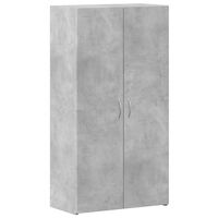 vidaXL File Cabinet Concrete Grey 60x32x115 cm Engineered Wood