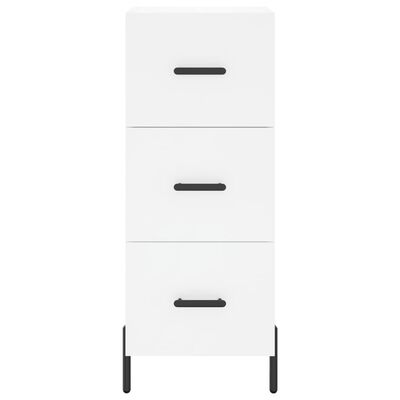 vidaXL Highboard White 34.5x34x180 cm Engineered Wood