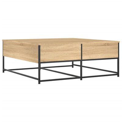 vidaXL Coffee Table Sonoma Oak 100x99x40 cm Engineered Wood