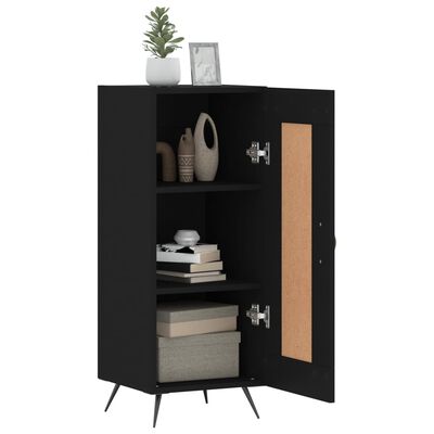 vidaXL Sideboard Black 34.5x34x90 cm Engineered Wood