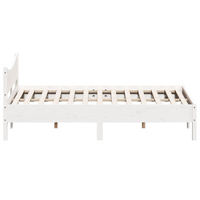 vidaXL Bed Frame without Mattress White 160x200 cm Solid Wood Pine