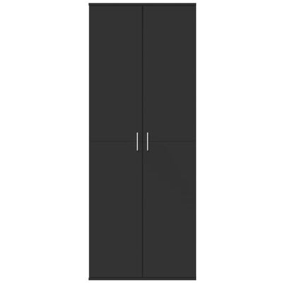 vidaXL Highboard Black 70x35x180 cm Engineered Wood