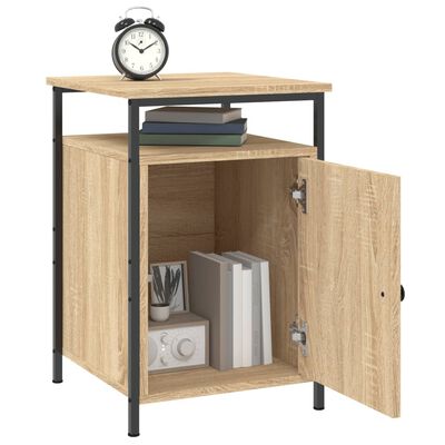 vidaXL Bedside Cabinet Sonoma Oak 40x42x60 cm Engineered Wood