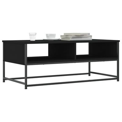 vidaXL Coffee Table Black 100x51x40 cm Engineered Wood