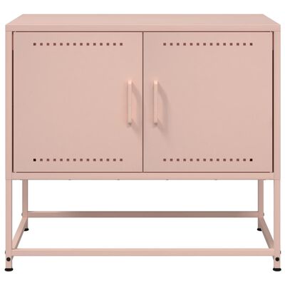 vidaXL TV Cabinet Pink 68.5x39x60.5 cm Steel