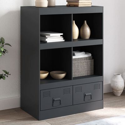 vidaXL Highboard Anthracite 67x39x95 cm Steel