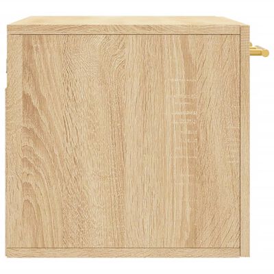 vidaXL Wall Cabinet Sonoma Oak 60x36.5x35 cm Engineered Wood