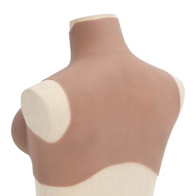 vidaXL Silicone Breastplate Tan E Cup