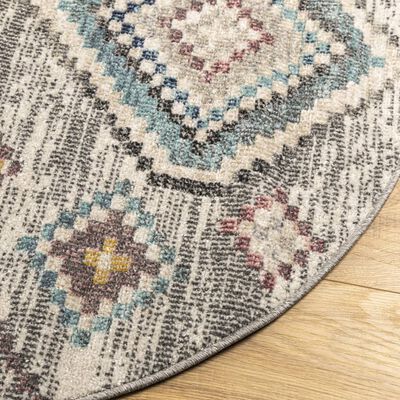 vidaXL Rug ARBIZU Indoor and Outdoor Vintage Design Ø 200 cm