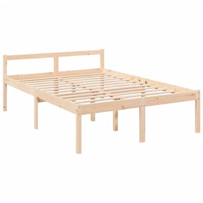 vidaXL Senior Bed without Mattress Small Double Solid Wood