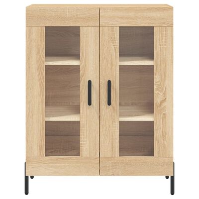 vidaXL Sideboard Sonoma Oak 69.5x34x90 cm Engineered Wood