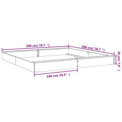 vidaXL Sandbox with Seats Square Solid Wood Pine