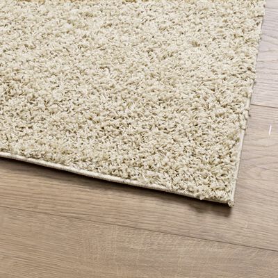 vidaXL Shaggy Rug PAMPLONA High Pile Modern Gold 120x170 cm