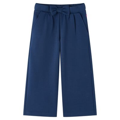 Kids' Pants with Wide Legs Navy 104