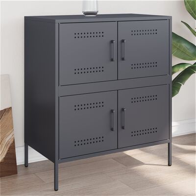 vidaXL Sideboard Anthracite 68x39x79 cm Steel