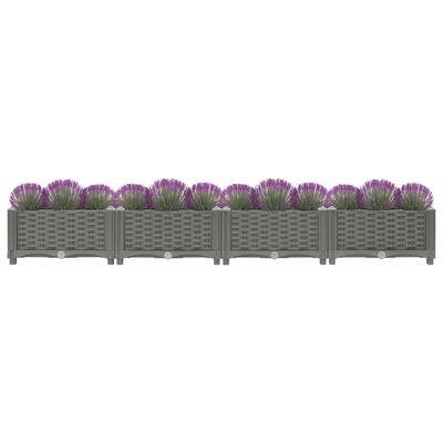 vidaXL Raised Bed 160x40x23 cm Polypropylene