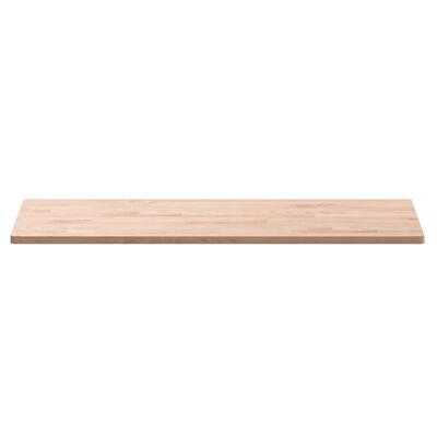 vidaXL Table Top 80x40x1.5 cm Rectangular Solid Wood Beech