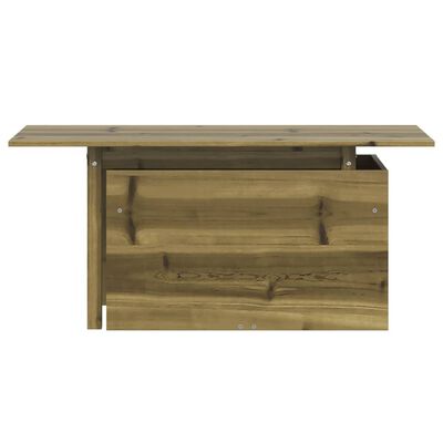 vidaXL Garden Table 100x50x75 cm Impregnated Wood Pine