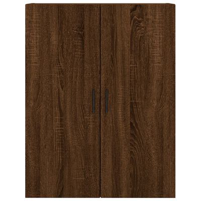 vidaXL Highboard Brown Oak 69.5x34x180 cm Engineered Wood