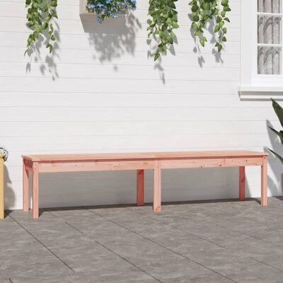 vidaXL 2-Seater Garden Bench 203.5x44x45 cm Solid Wood Douglas