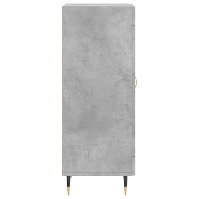 vidaXL Sideboard Concrete Grey 34.5x34x90 cm Engineered Wood