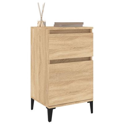 vidaXL Bedside Cabinets 2 pcs Sonoma Oak 40x35x70 cm