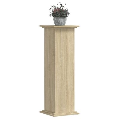 vidaXL Plant Stand Sonoma Oak 33x33x100 cm Engineered Wood