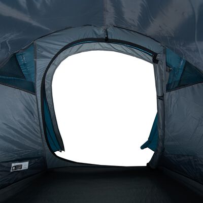 vidaXL Camping Tent Tunnel 3-Person Blue Waterproof